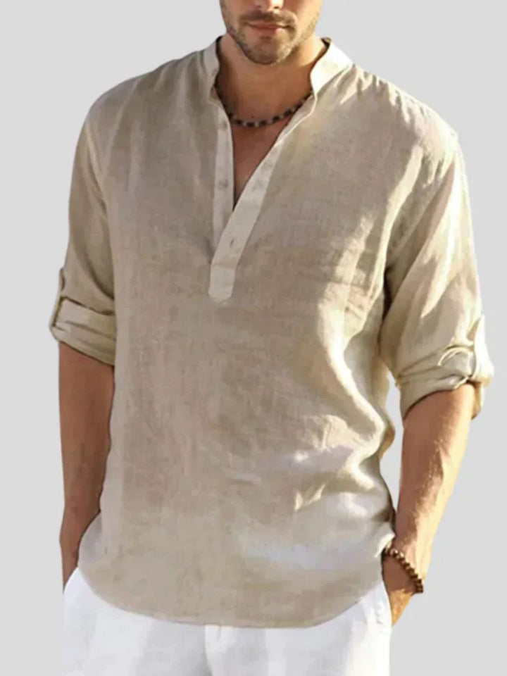 Casual Popover Shirt | Long Sleeve