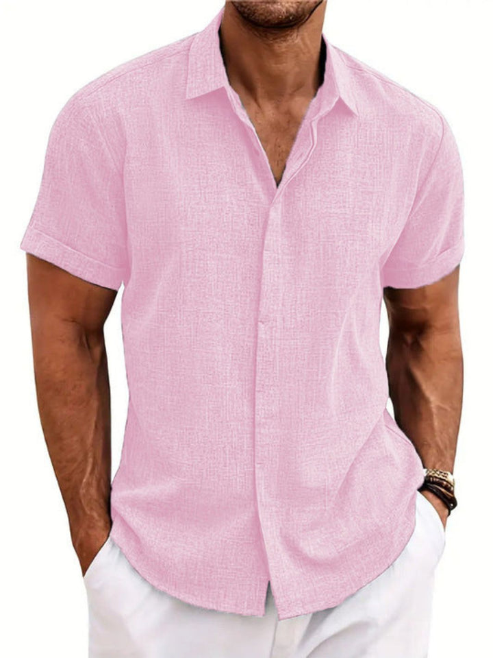 Men’s Short Sleeve Button-Up Shirt | Casual