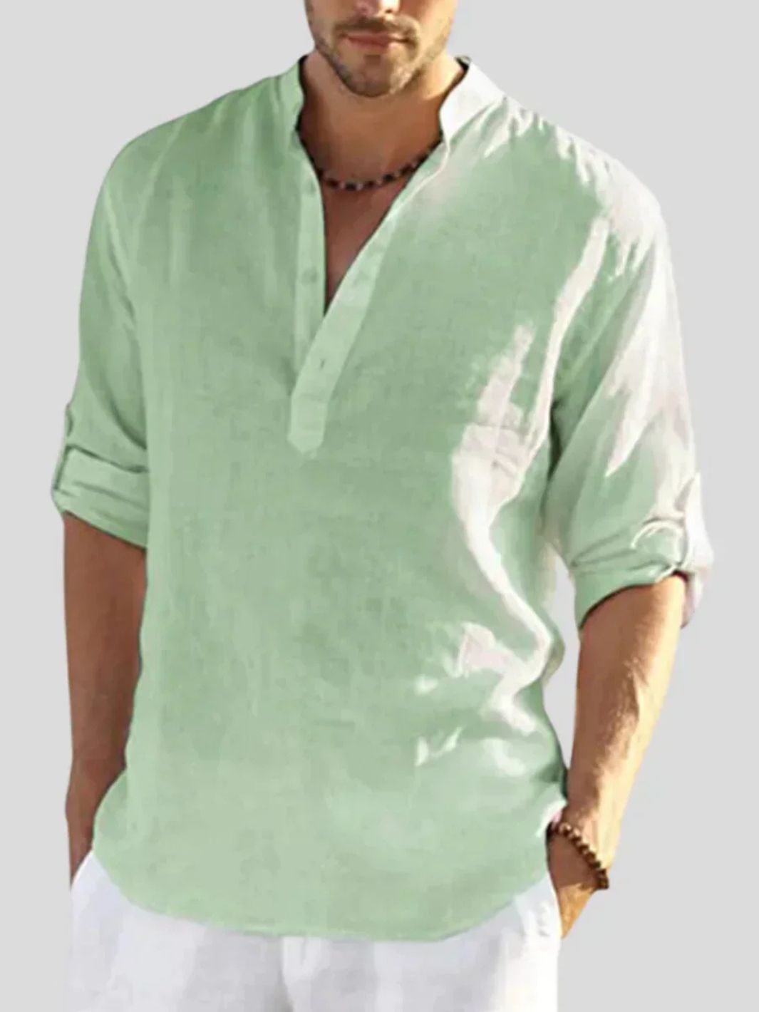 Casual Popover Shirt | Long Sleeve