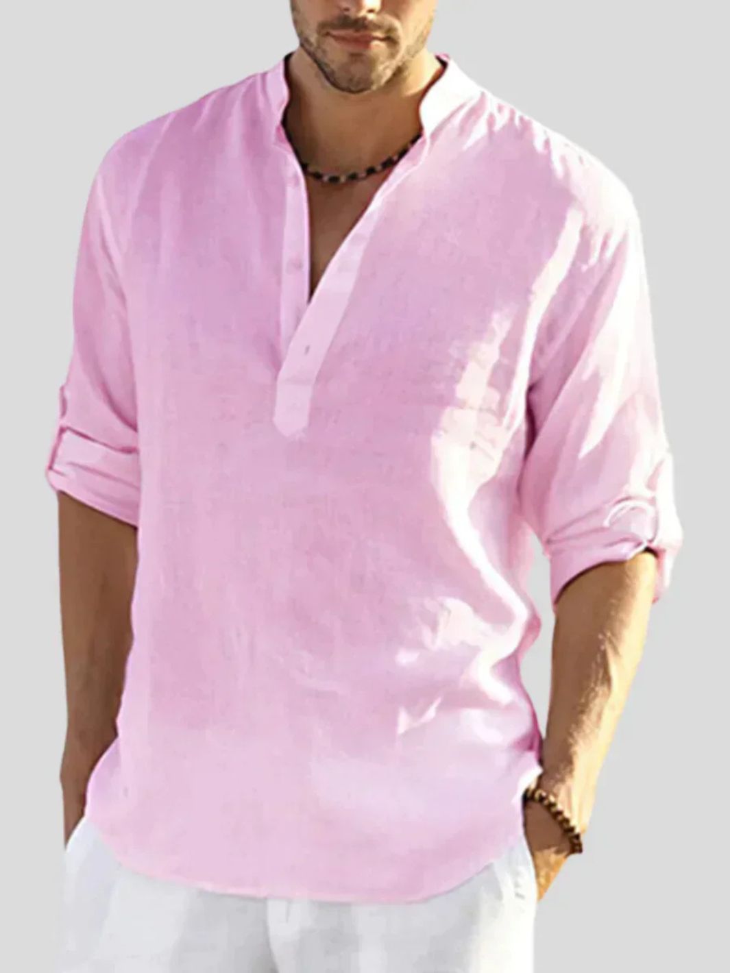 Casual Popover Shirt | Long Sleeve