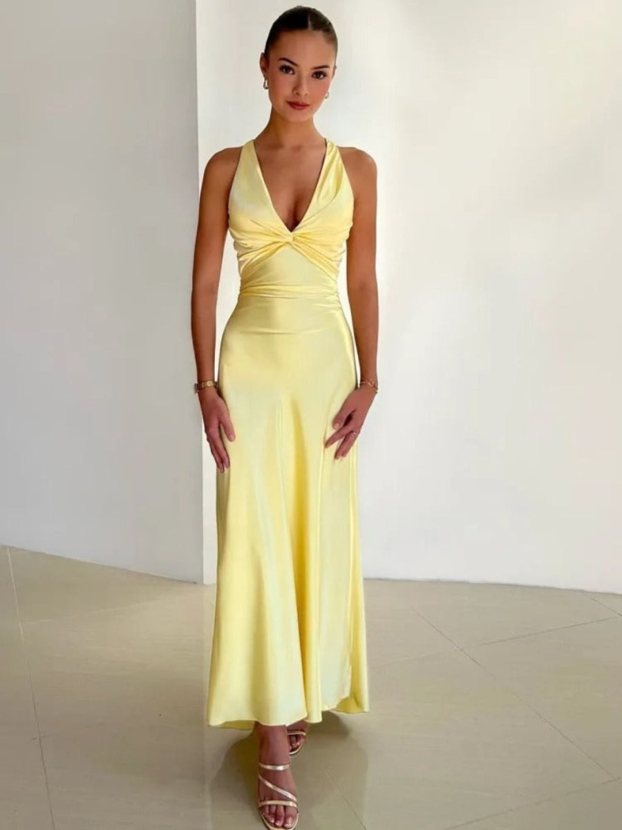 Amara | Women’s Elegant Evening Dress | Maxi - Willow & Tide